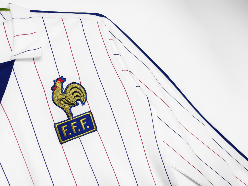 Vintage 1980-1982 France World Cup Away Long Sleeve Jersey – 3B Grade Premium Edition