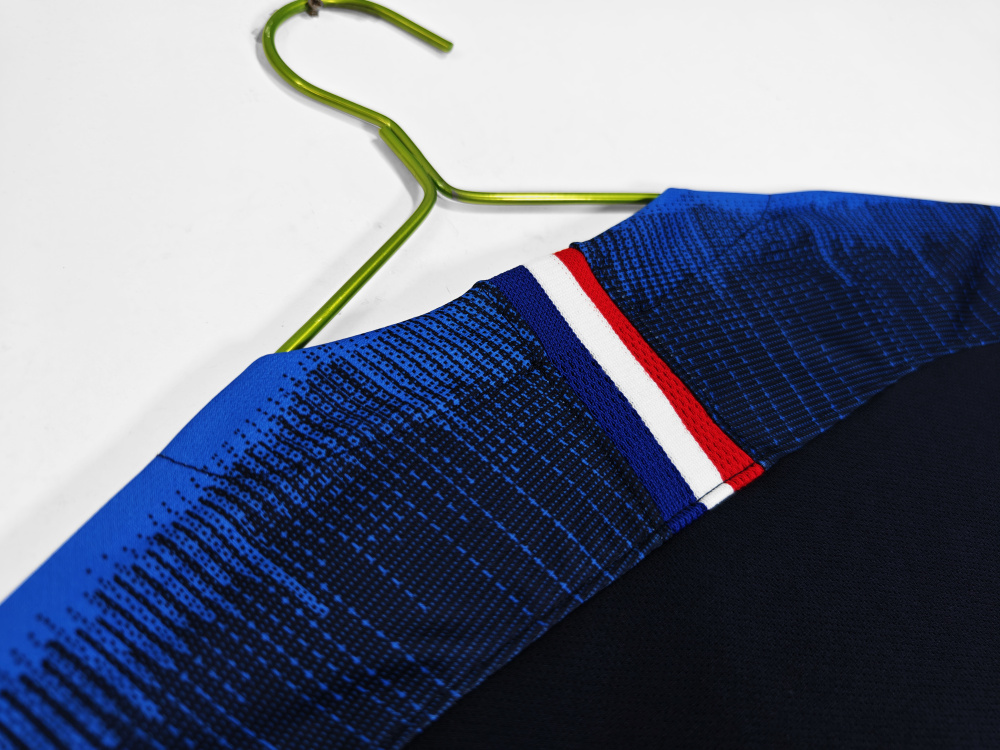 Vintage World Cup 2018 France 2-Star Champion Home Long Sleeve Jersey – 3B Grade Premium Edition