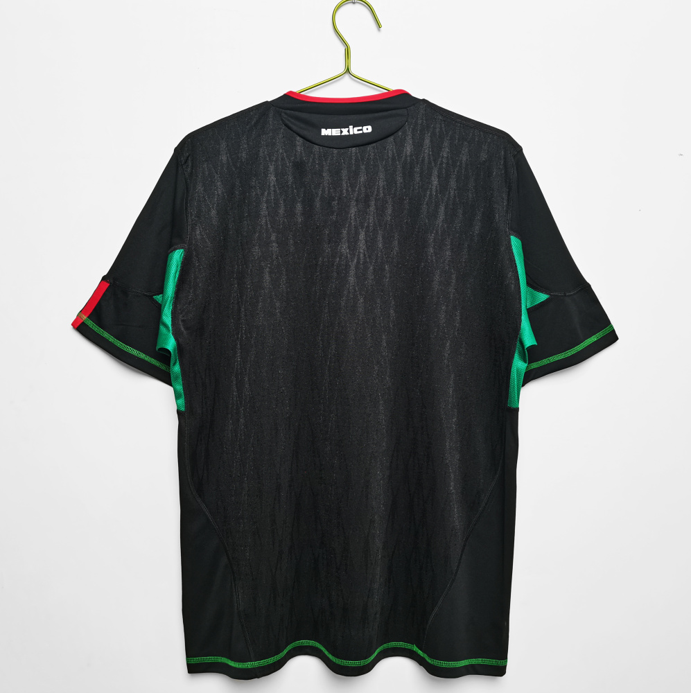 Vintage World Cup 2010 Mexico Away Black Jersey – 8A Grade Premium Edition
