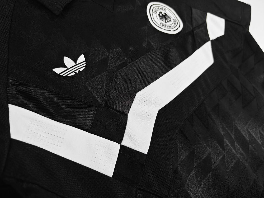 Vintage 1988/90 West Germany Black Away Jersey – 2B Grade Premium Edition