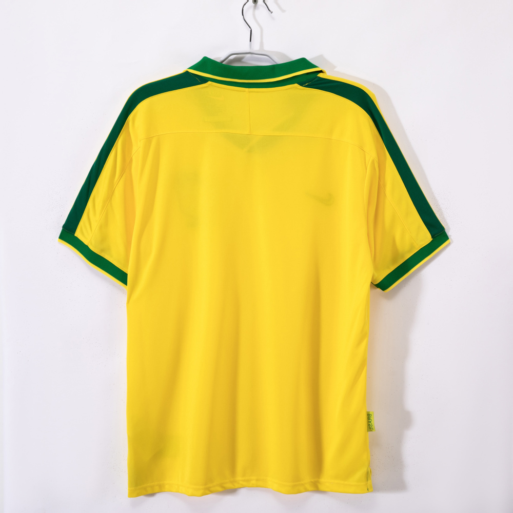 Brazil Retro Home Jersey World Cup 1997 5A