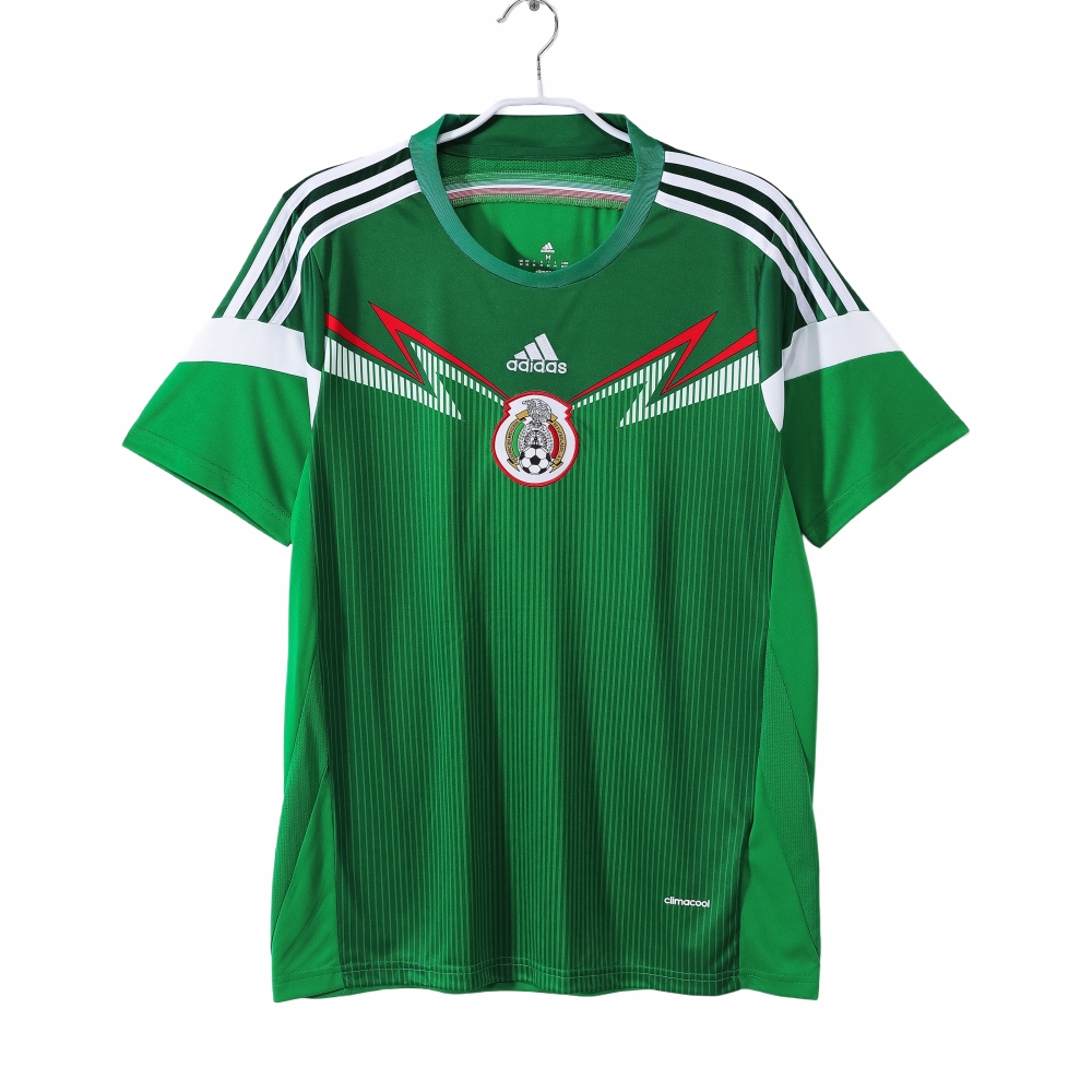 Vintage World Cup 2014 Mexico Home Green Retro Jersey – 5A Grade Premium Edition