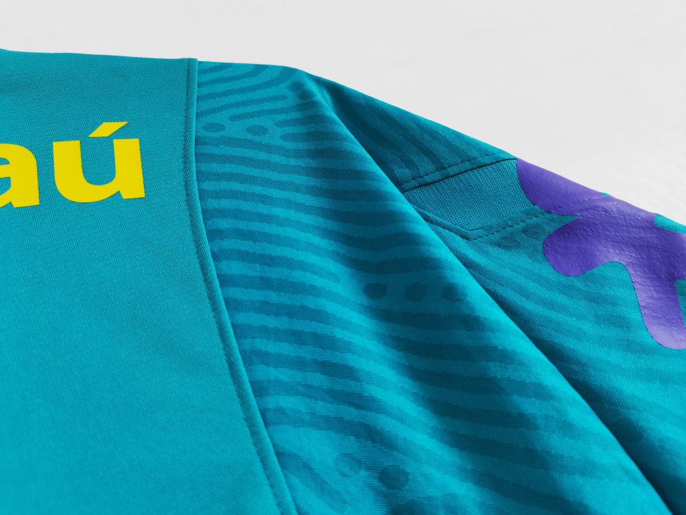 2021 Brazil National Team Aqua Blue Training Shirt – 8A Grade Premium Edition