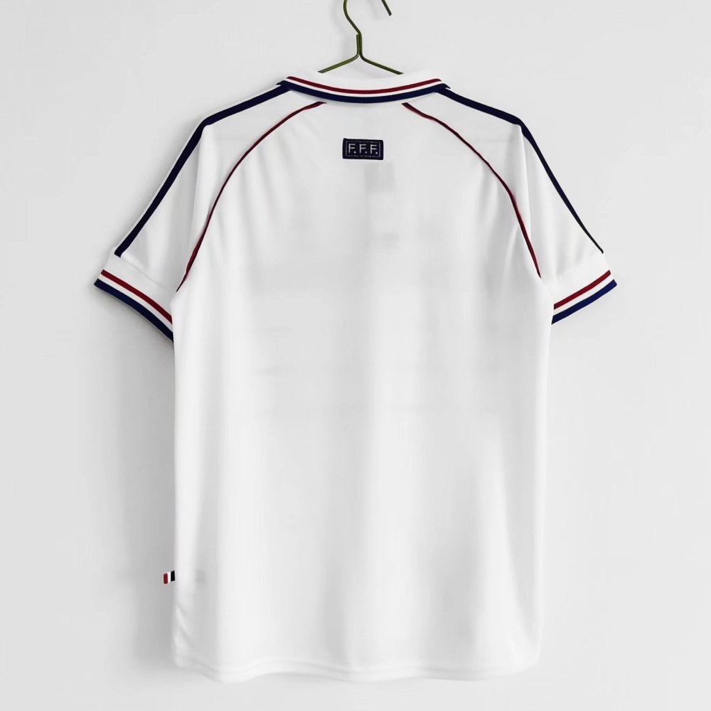 Vintage 1998 France World Cup Away Jersey (no words of fifa) – 2A Grade Premium Edition