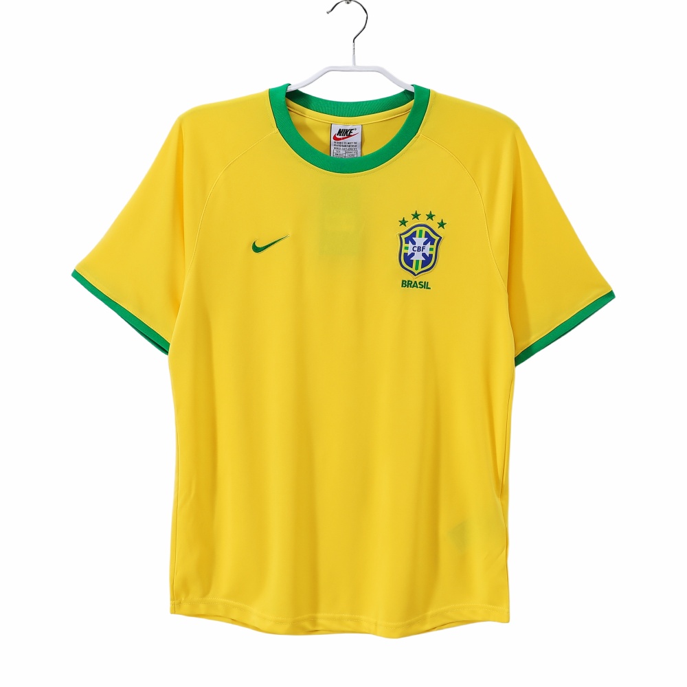 Brazil Retro Home Jersey World Cup 2000 8A