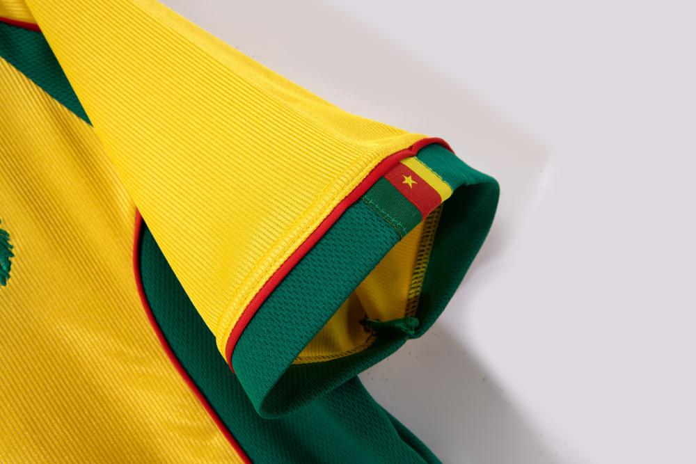 Vintage 1998 World Cup Cameroon Away Yellow Jersey – 8A Grade Premium Edition