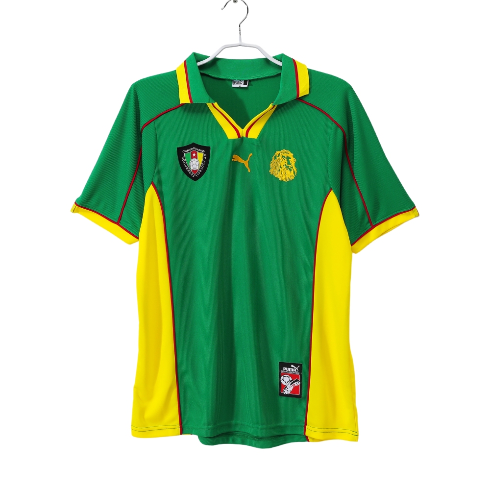 Vintage 1998 World Cup Cameroon Home Jersey – 8A Grade Premium Edition