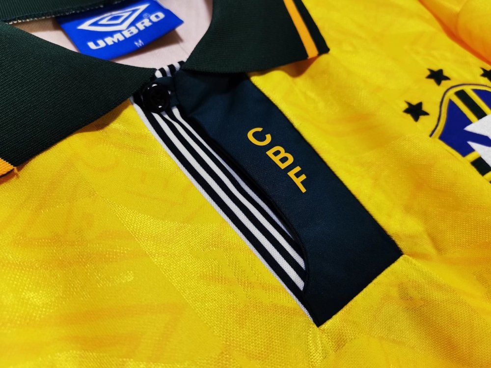 Brazil Retro Home Jersey World Cup 1991 / 1993 5A