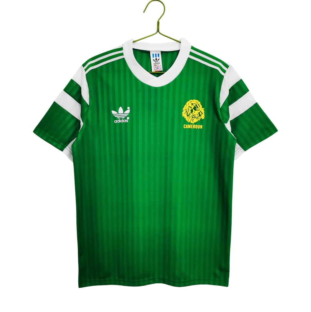 Vintage World Cup 1990 Cameroon "Indomitable Lions" Home Jersey – 8A Grade Premium Edition