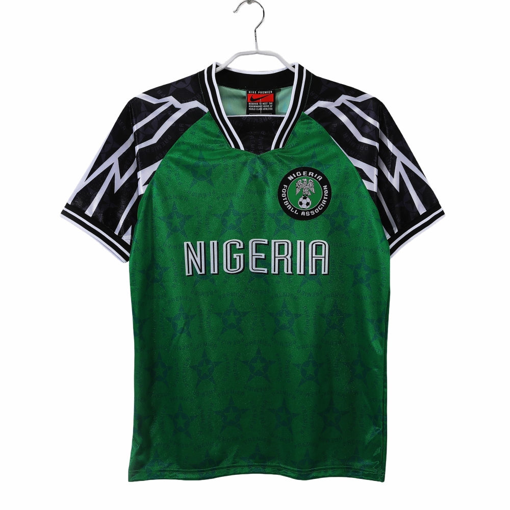 Vintage 1994/95 Nigeria "Super Eagles" Home Retro Jersey – 8A Grade Premium Edition
