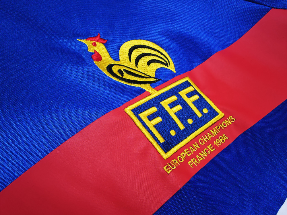 Vintage Euro 1984 France Home Jersey – 8A Grade Premium Retro Edition