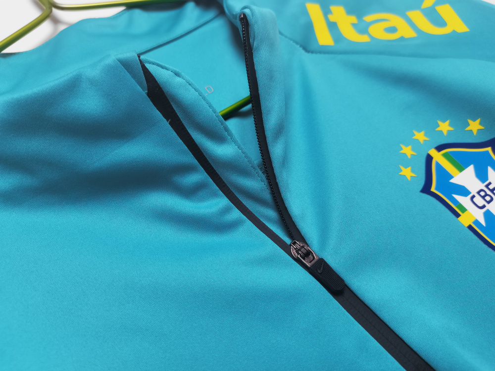 2022/23 Brazil Aqua Blue Half-Zip Training Top (8A Grade)