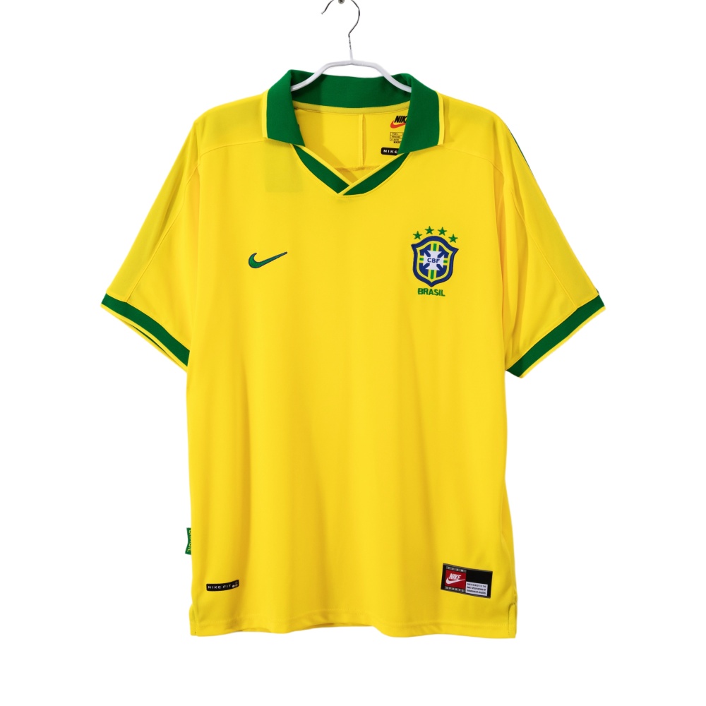 Brazil Retro Home Jersey World Cup 1997 5A