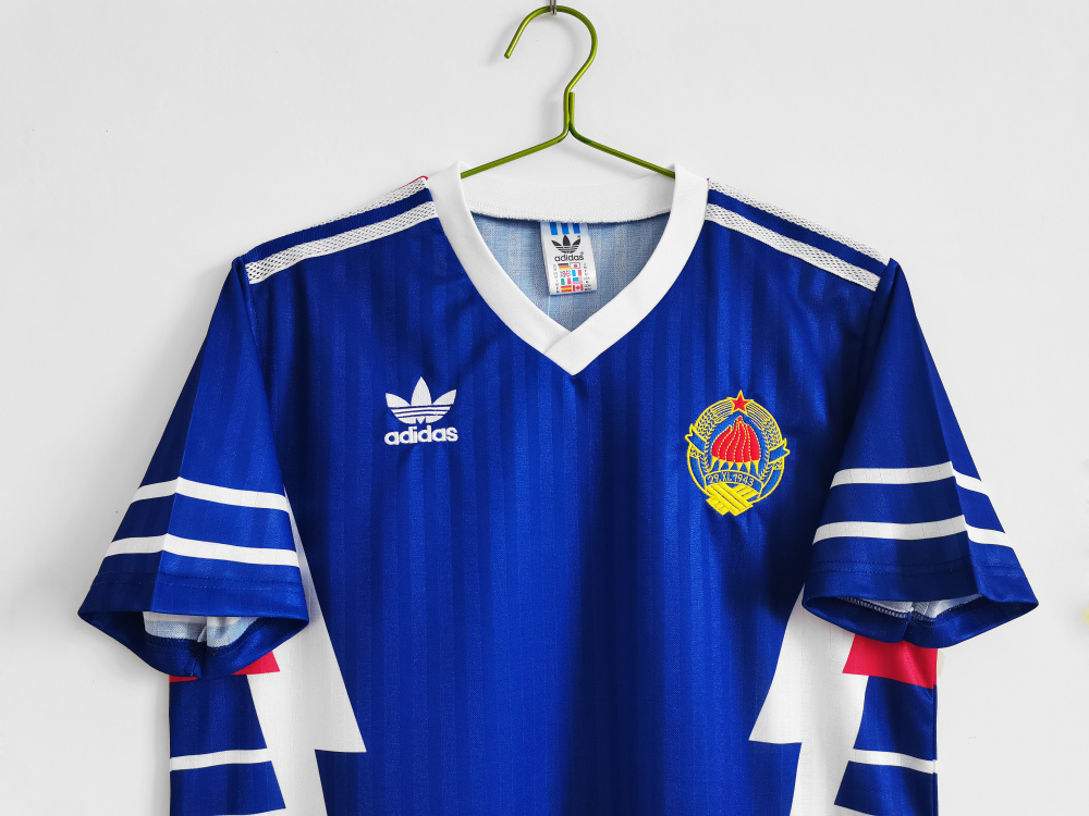 Vintage World Cup 1990 Yugoslavia Home Retro Jersey – 8A Grade Premium Edition