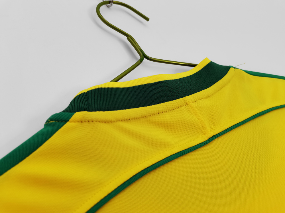 Brazil Retro Home Jersey World Cup 1998 3A