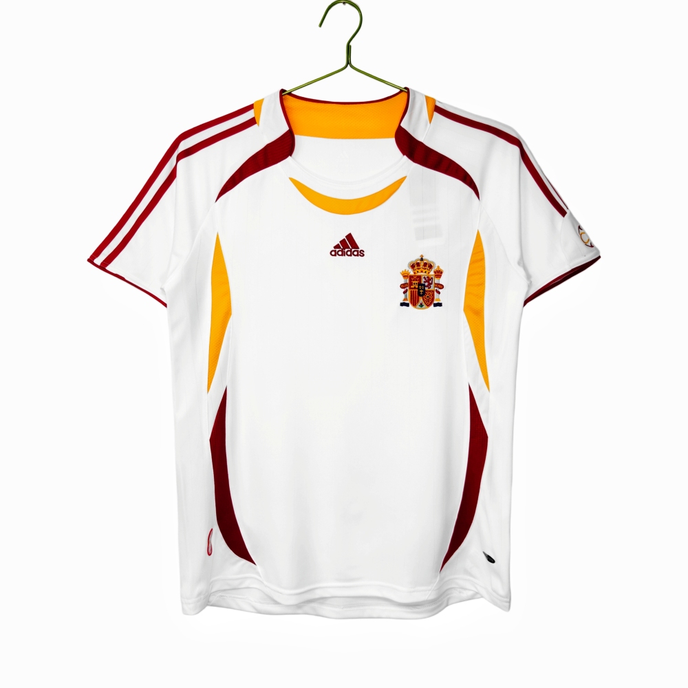 Vintage World Cup 2006 Spain Away "Pinstripe" Retro Jersey – 8A Grade Premium Edition