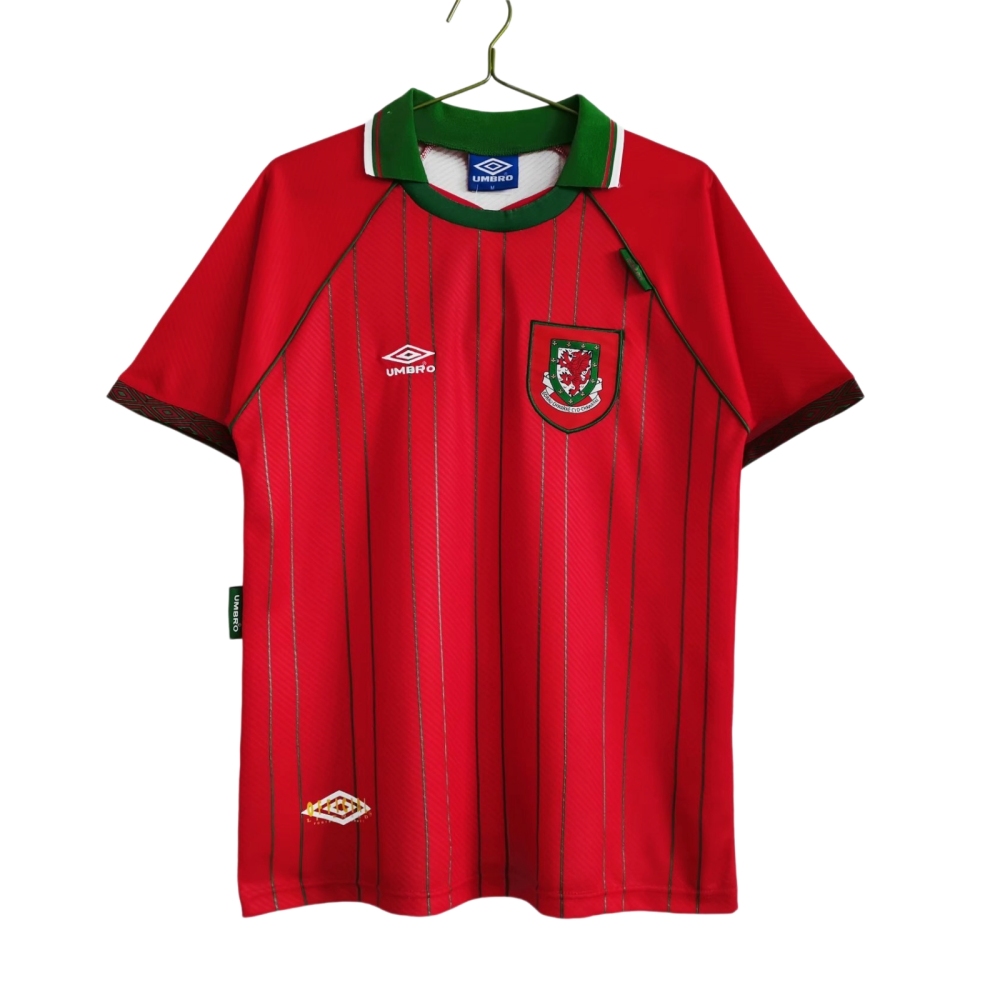 Vintage 1994/96 Wales Home "Classic Red Dragon" Retro Jersey – 8A Grade Premium Edition