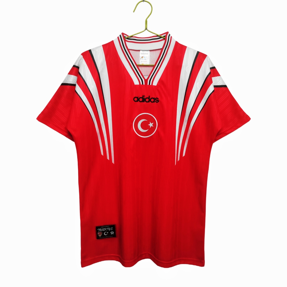 Vintage Euro 1996 Turkey Home "Inaugural Euro" Retro Jersey – 8A Grade Premium Edition