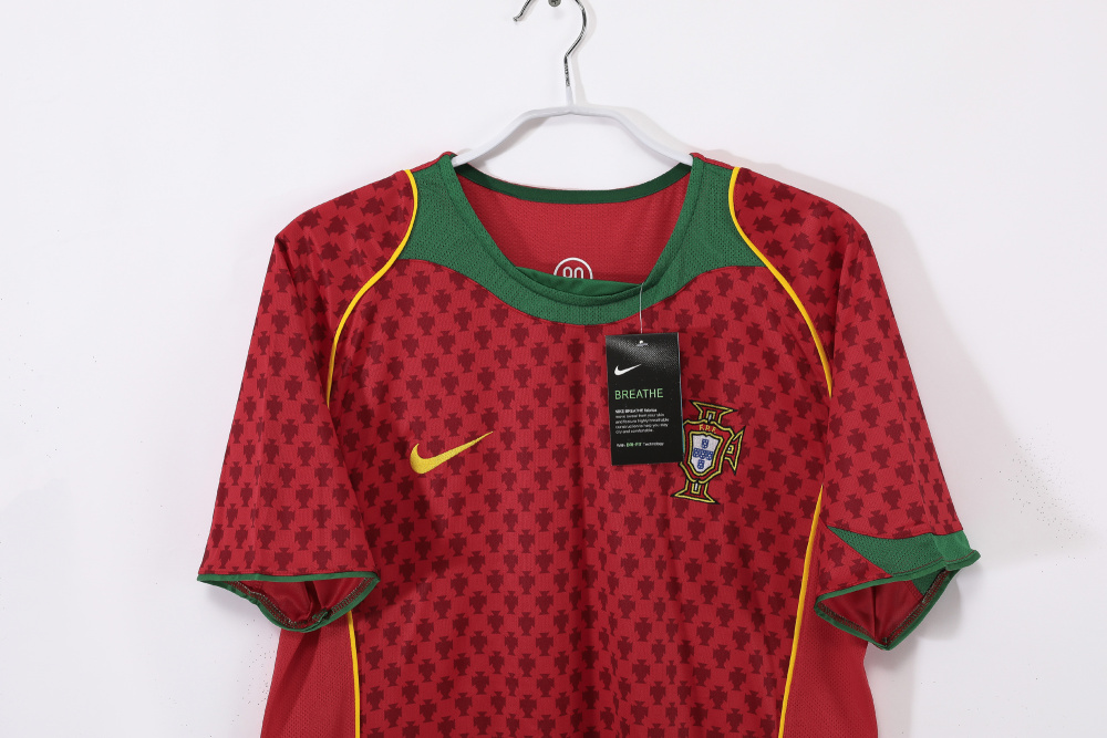 Vintage Euro 2004 Portugal Home Retro Jersey – 5A Grade Premium Edition