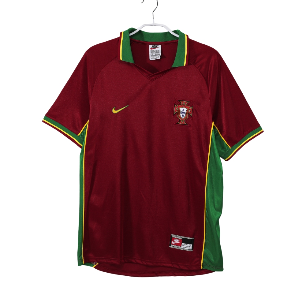 Vintage 1998 Portugal "Golden Generation" Home Retro Jersey – 5A Grade Premium Edition