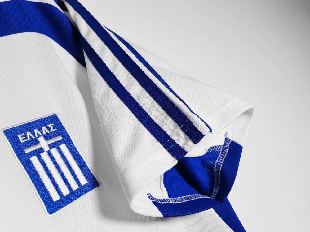 Vintage Euro 2004 Greece Away "European Champions" Retro Jersey – 5A Grade Edition