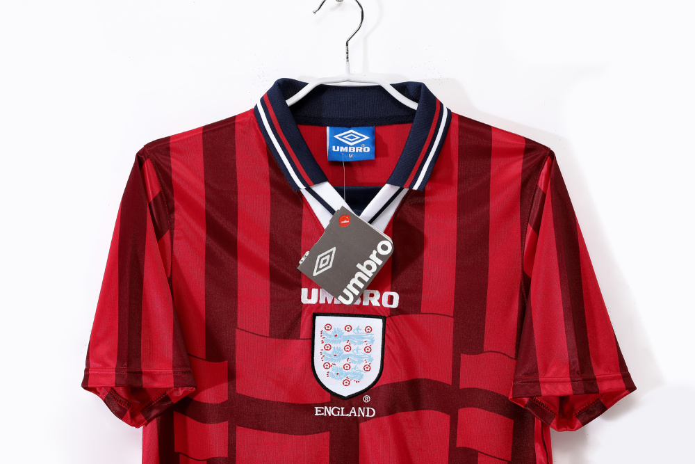 Vintage World Cup 1998 England Away "Three Lions" Retro Jersey – 8A Grade Premium Edition