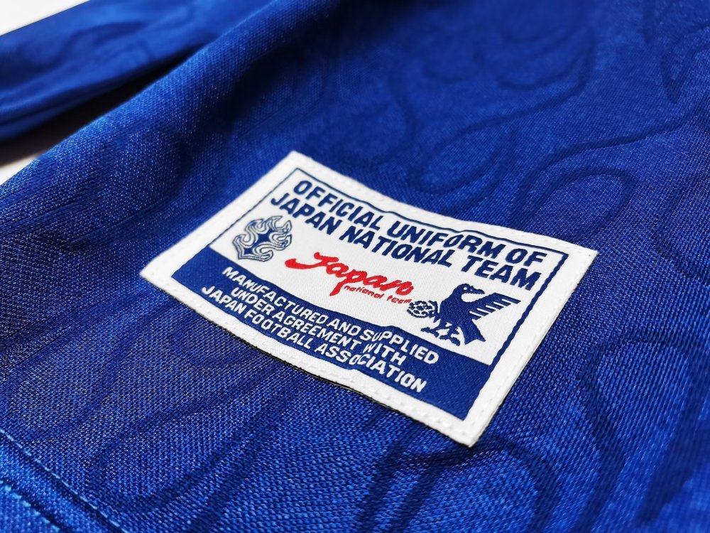 Vintage World Cup 1998 Japan "Blue Samurai" Long Sleeve Retro Jersey – 3B Grade Premium Edition