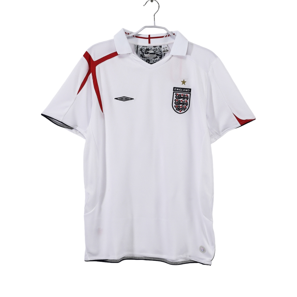 Vintage World Cup 2006 England Home "St George's Cross" Retro Jersey – 5A Grade Edition