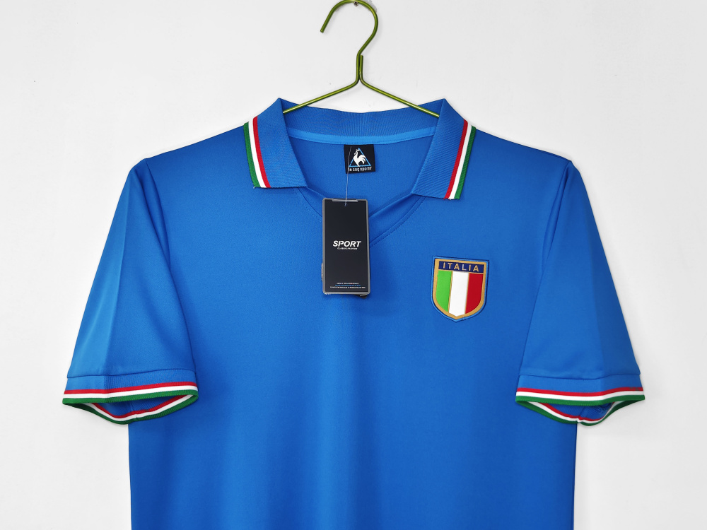 Vintage World Cup 1982 Italy "Champions" Home Retro Jersey – 5A Grade Edition