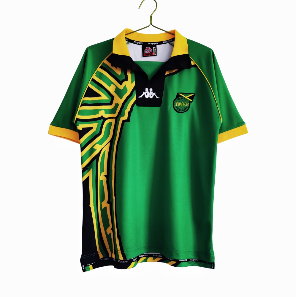 Vintage World Cup 1998 Jamaica "Reggae Boyz" Away Retro Jersey – 8A Grade Premium Edition