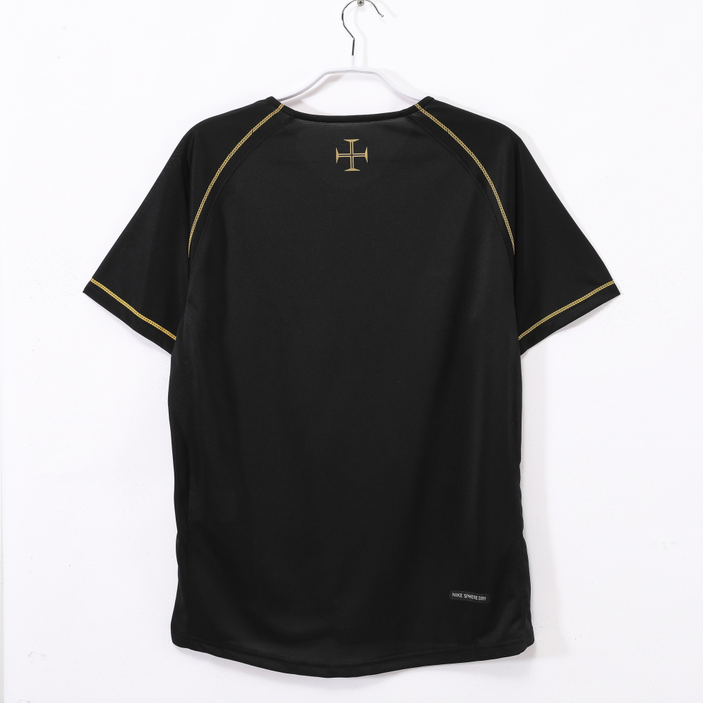 Vintage World Cup 2006 Portugal Away Black & Gold Retro Jersey – 5A Grade Premium Edition