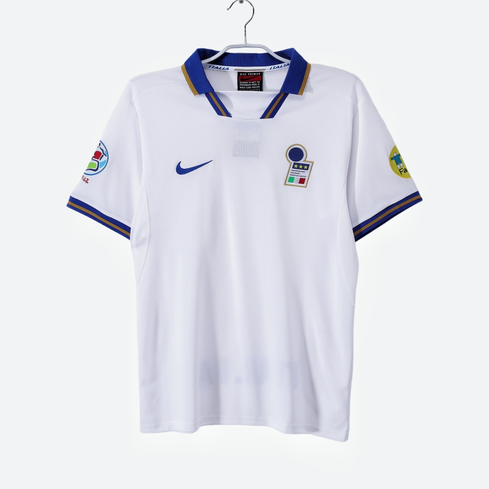 Vintage Euro 1996 Italy Away "Azzurri" Retro Jersey – 8A Grade Premium Edition