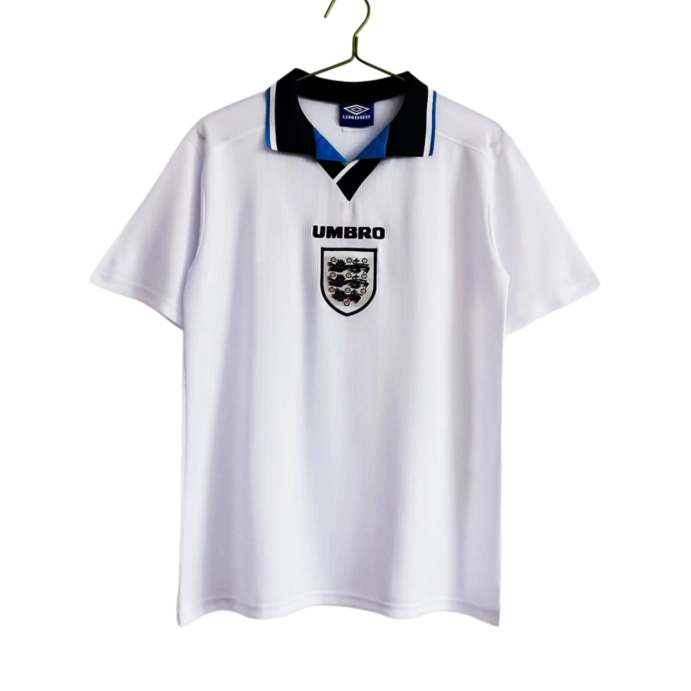Vintage Euro 1996 England Home "Three Lions" Retro Jersey – 0A Grade Collector Edition