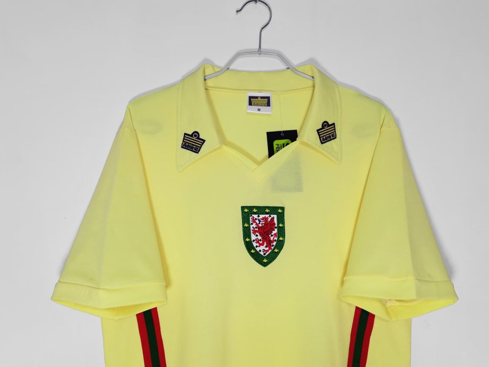 Vintage 1976/79 Wales Away "Admiral Stripes" Retro Jersey – 8A Grade Premium Edition