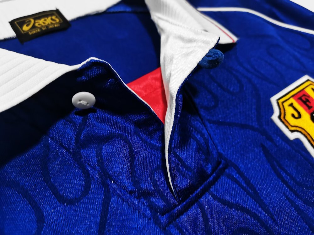 Vintage World Cup 1998 Japan "Blue Samurai" Long Sleeve Retro Jersey – 3B Grade Premium Edition