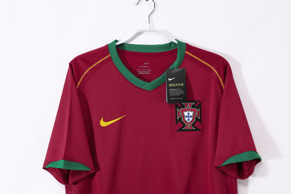 Vintage World Cup 2006 Portugal Home Retro Jersey – 5A Grade Premium Edition