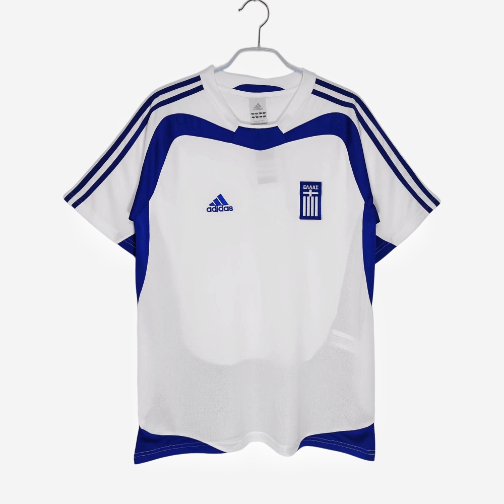 Vintage Euro 2004 Greece Away "European Champions" Retro Jersey – 5A Grade Edition