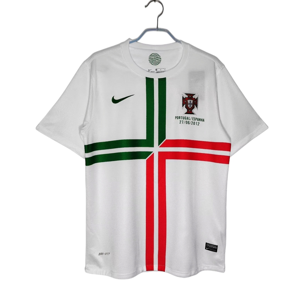 Vintage Euro 2012 Portugal Away "Cross" Retro Jersey – 5A Grade Premium Edition