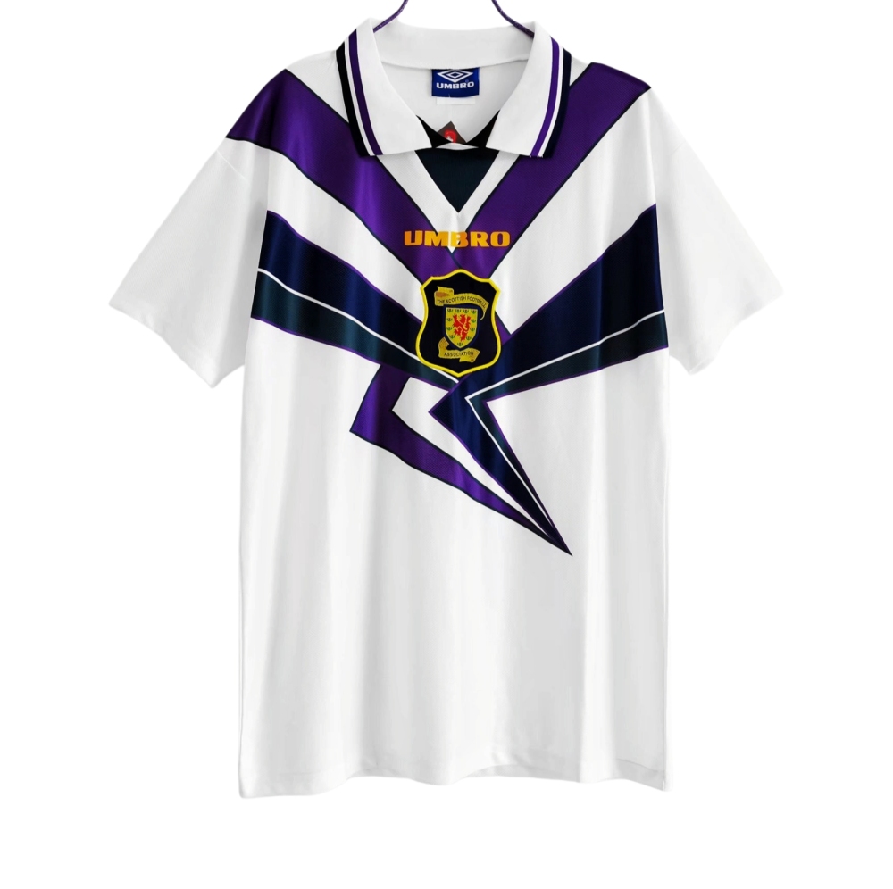 Vintage Euro 1994/96 Scotland Away "Purple Tartan" Retro Jersey – 8A Grade Premium Edition