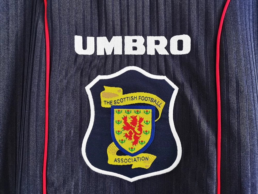 Vintage 1996/98 Scotland Home Retro Jersey – 8A Grade Premium Edition