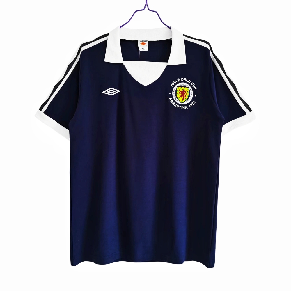 Vintage World Cup 1978 Scotland Home Retro Jersey – 5A Grade Premium Edition