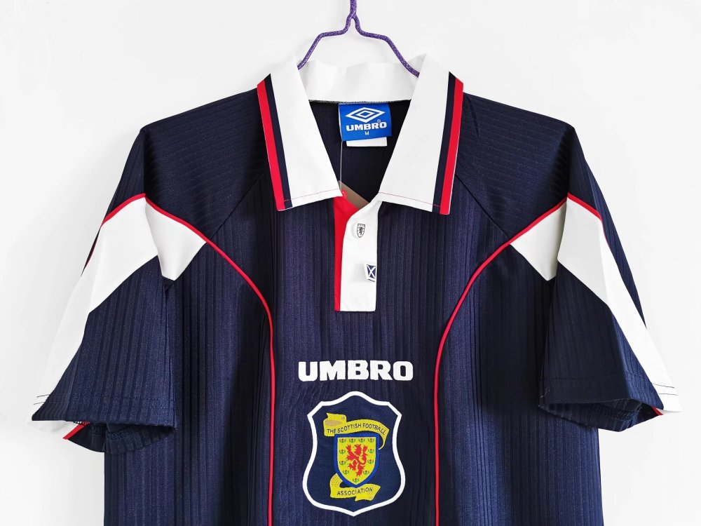 Vintage 1996/98 Scotland Home Retro Jersey – 8A Grade Premium Edition