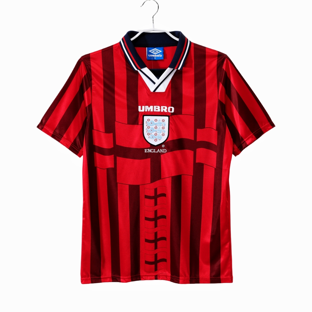 Vintage World Cup 1998 England Away "Three Lions" Retro Jersey – 8A Grade Premium Edition