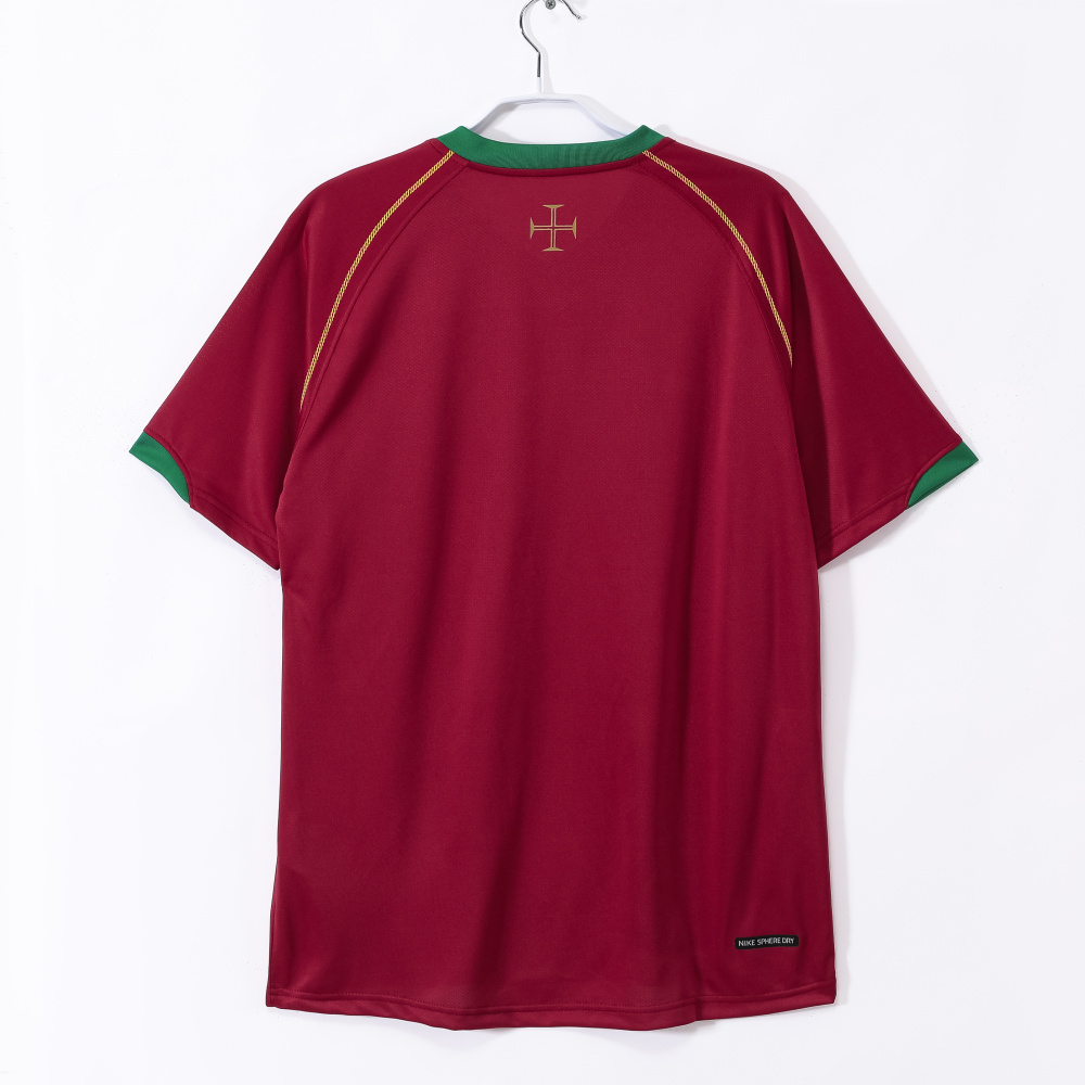 Vintage World Cup 2006 Portugal Home Retro Jersey – 5A Grade Premium Edition