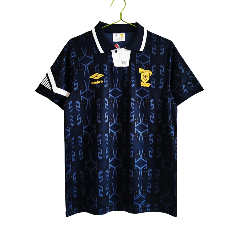 Vintage Euro 1992 Scotland Home "Samurai Blue" Retro Jersey – 8A Grade Premium Edition