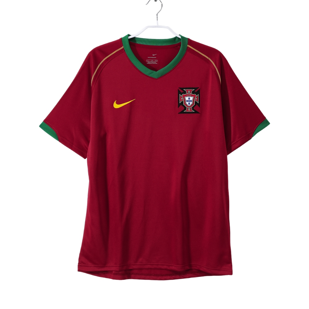 Vintage World Cup 2006 Portugal Home Retro Jersey – 5A Grade Premium Edition