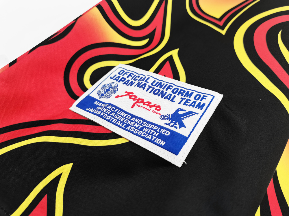Vintage World Cup 1998 Japan "Red Flame" Goalkeeper Long Sleeve Retro Jersey – 5B Grade Premium Edition