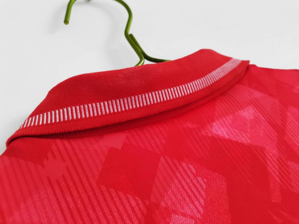Vintage 1990/92 Wales Home "Geometric Print" Retro Jersey – 8A Grade Premium Edition