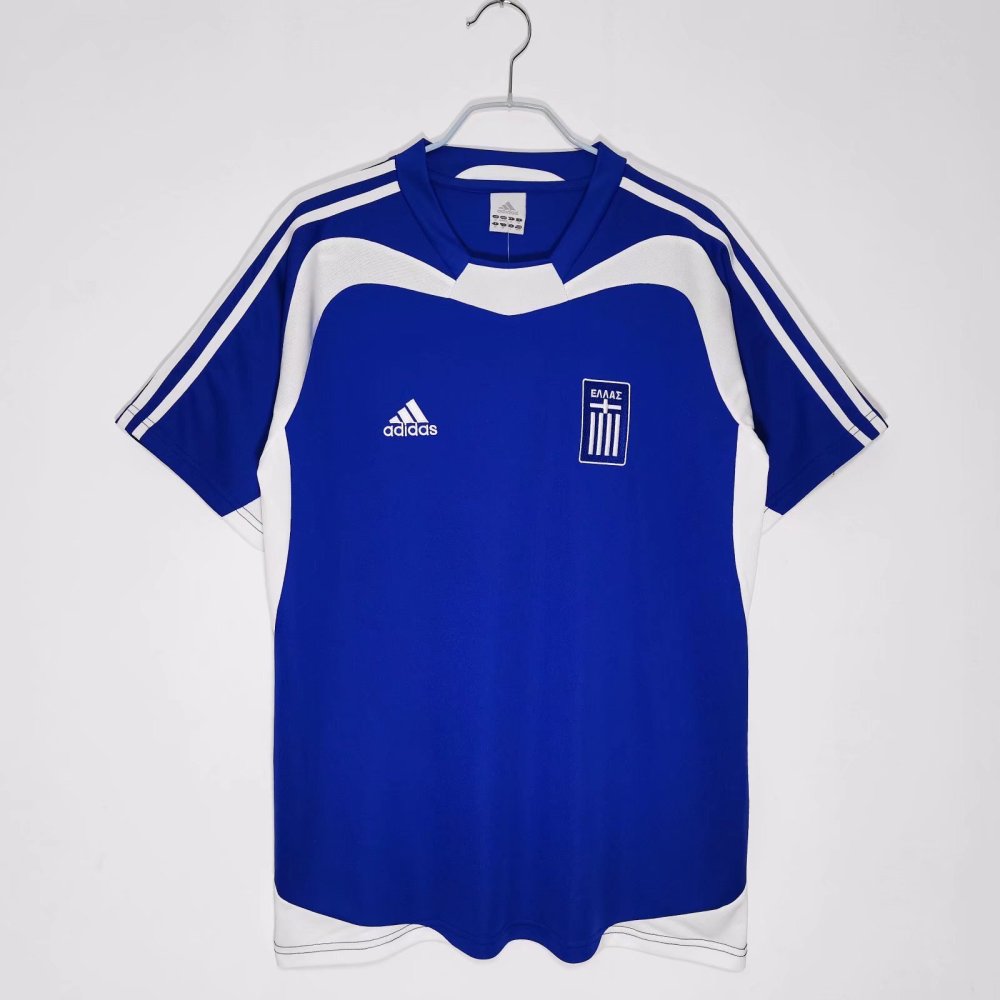 Vintage Euro 2004 Greece Home "Greek Myth" Retro Jersey – 5A Grade Edition
