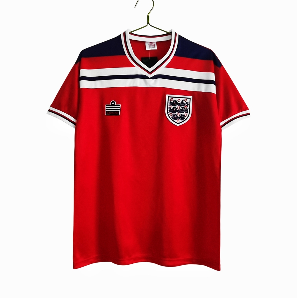 Vintage World Cup 1982 England "Admiral" Away Retro Jersey – 5A Grade Edition